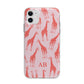 Custom Giraffe Apple iPhone 11 in White with Bumper Case