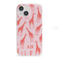 Custom Giraffe iPhone 13 Mini Clear Bumper Case