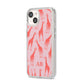 Custom Giraffe iPhone 14 Clear Tough Case Starlight Angled Image
