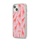 Custom Giraffe iPhone 14 Plus Glitter Tough Case Starlight Angled Image