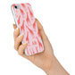 Custom Giraffe iPhone 7 Bumper Case on Silver iPhone Alternative Image