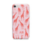 Custom Giraffe iPhone 7 Bumper Case on Silver iPhone