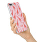 Custom Giraffe iPhone 7 Plus Bumper Case on Silver iPhone Alternative Image