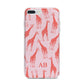Custom Giraffe iPhone 7 Plus Bumper Case on Silver iPhone