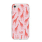 Custom Giraffe iPhone 8 Bumper Case on Silver iPhone