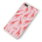 Custom Giraffe iPhone 8 Plus Bumper Case on Silver iPhone Alternative Image