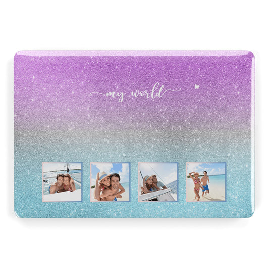 Custom Glitter Photo Apple MacBook Case