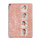 Custom Glitter Photo Strip Apple iPad Grey Case