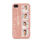 Custom Glitter Photo Strip Apple iPhone 4s Case