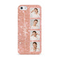 Custom Glitter Photo Strip Apple iPhone 5 Case