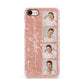 Custom Glitter Photo Strip Apple iPhone 7 8 3D Snap Case