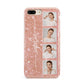 Custom Glitter Photo Strip Apple iPhone 7 8 Plus 3D Tough Case