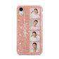 Custom Glitter Photo Strip Apple iPhone XR White 3D Tough Case