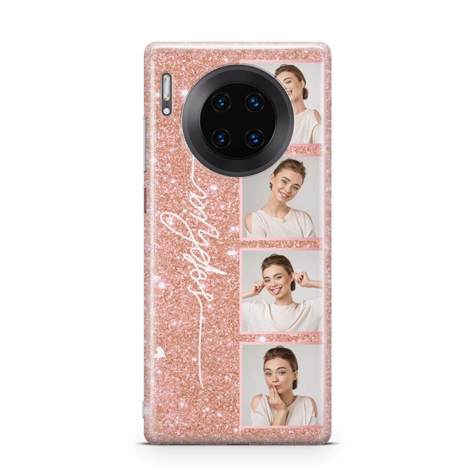 Custom Glitter Photo Strip Huawei Mate 30 Pro Phone Case