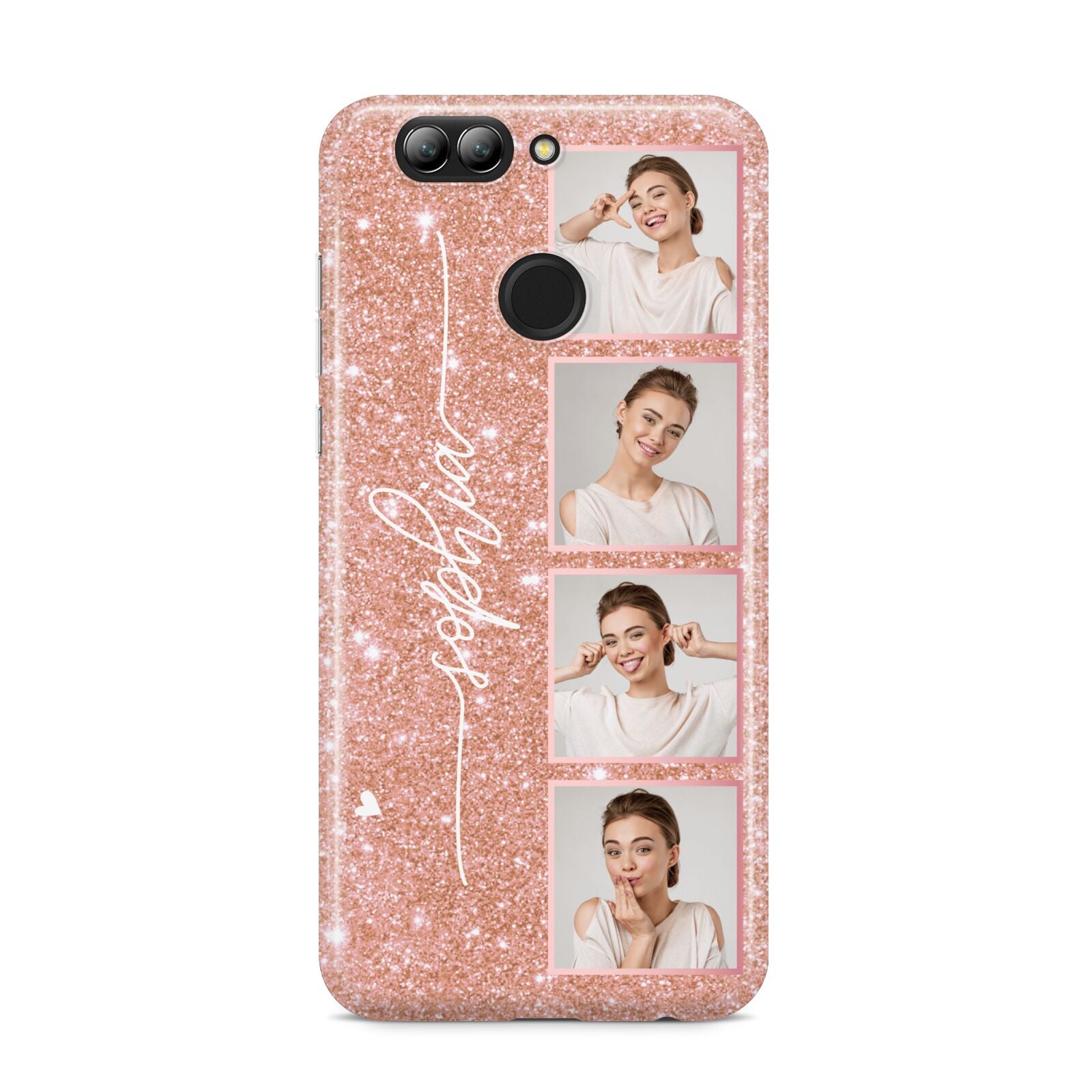 Custom Glitter Photo Strip Huawei Nova 2s Phone Case