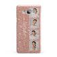 Custom Glitter Photo Strip Samsung Galaxy A7 2015 Case