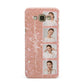 Custom Glitter Photo Strip Samsung Galaxy A8 Case