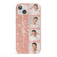 Custom Glitter Photo Strip iPhone 13 Full Wrap 3D Snap Case