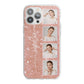 Custom Glitter Photo Strip iPhone 13 Pro Max TPU Impact Case with White Edges
