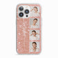 Custom Glitter Photo Strip iPhone 13 Pro TPU Impact Case with White Edges