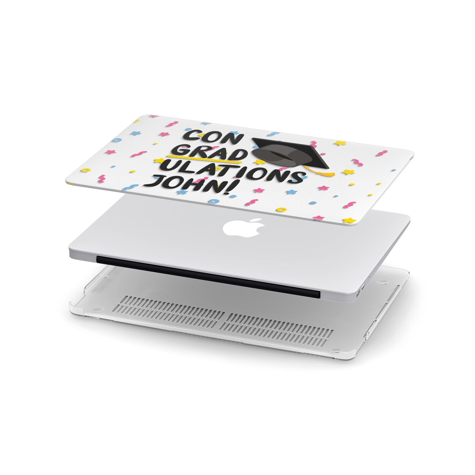 Custom Graduation Apple MacBook Case in Detail