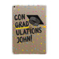 Custom Graduation Apple iPad Gold Case