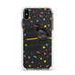 Custom Graduation Apple iPhone Xs Max Impact Case White Edge on Black Phone