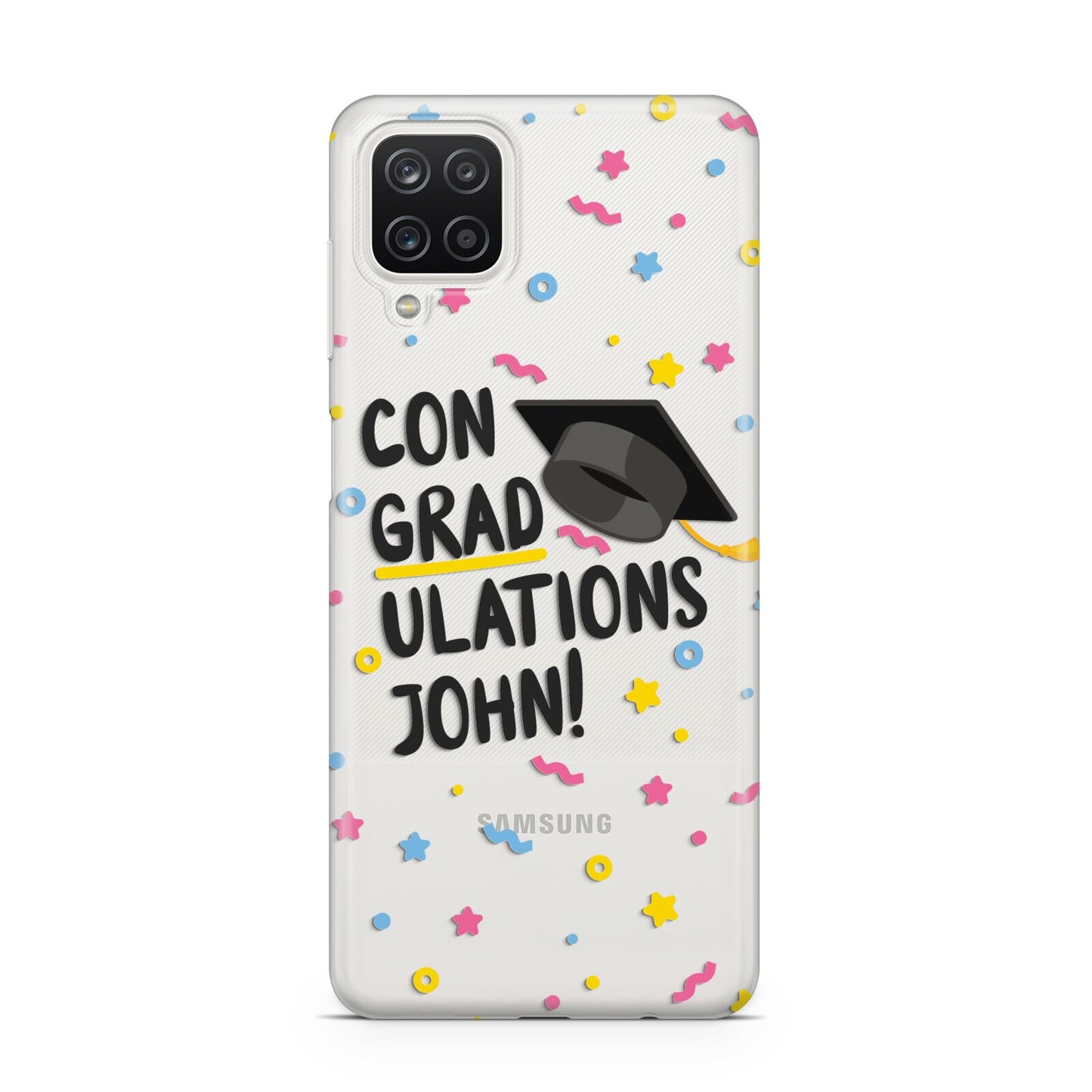 Custom Graduation Samsung A12 Case