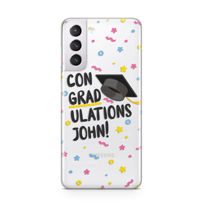 Custom Graduation Samsung S21 Case
