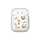 Custom Halloween Pumpkin Face AirPods Case