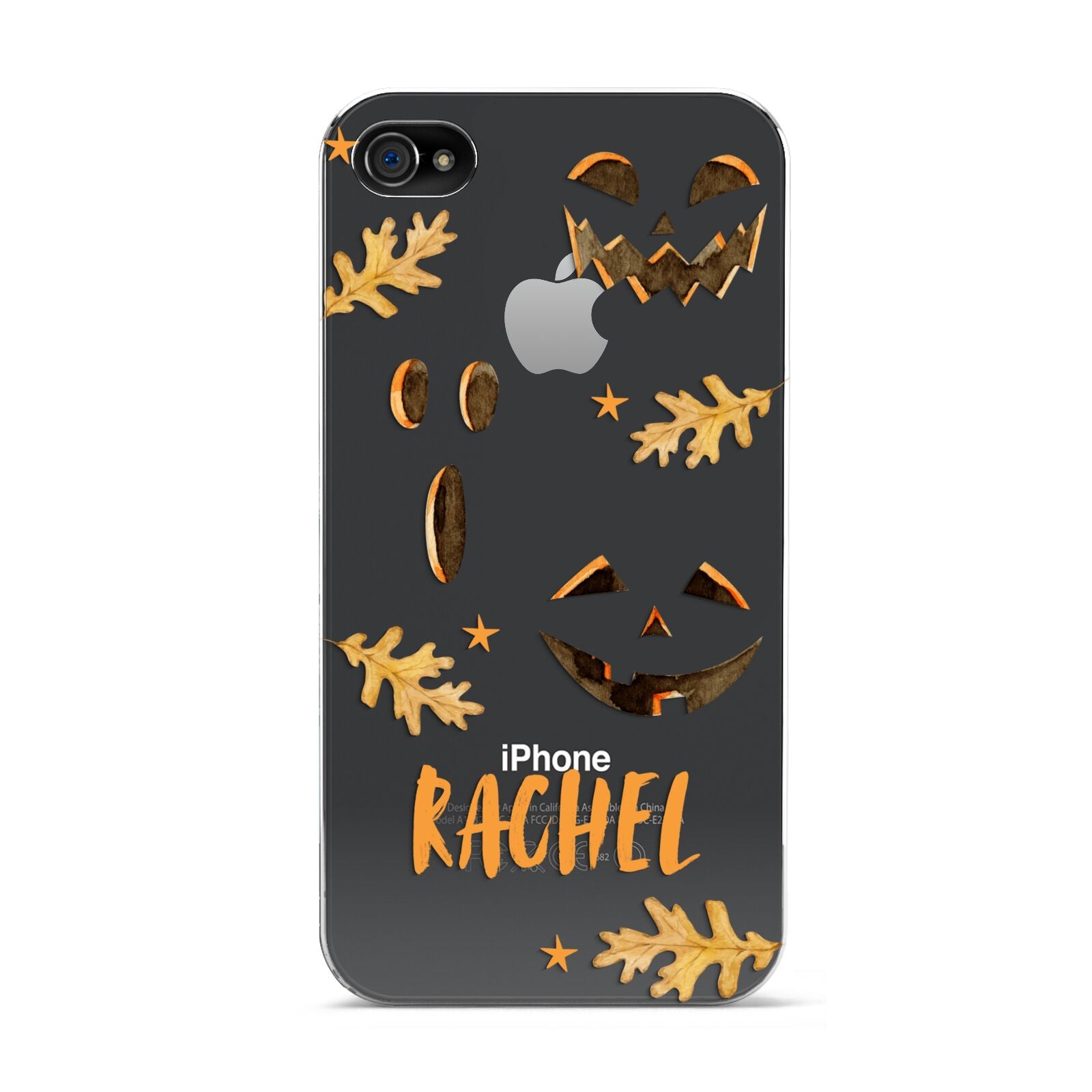 Custom Halloween Pumpkin Face Apple iPhone 4s Case