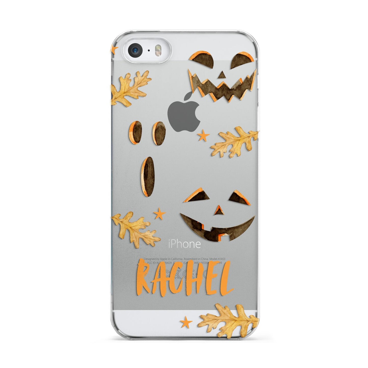 Custom Halloween Pumpkin Face Apple iPhone 5 Case