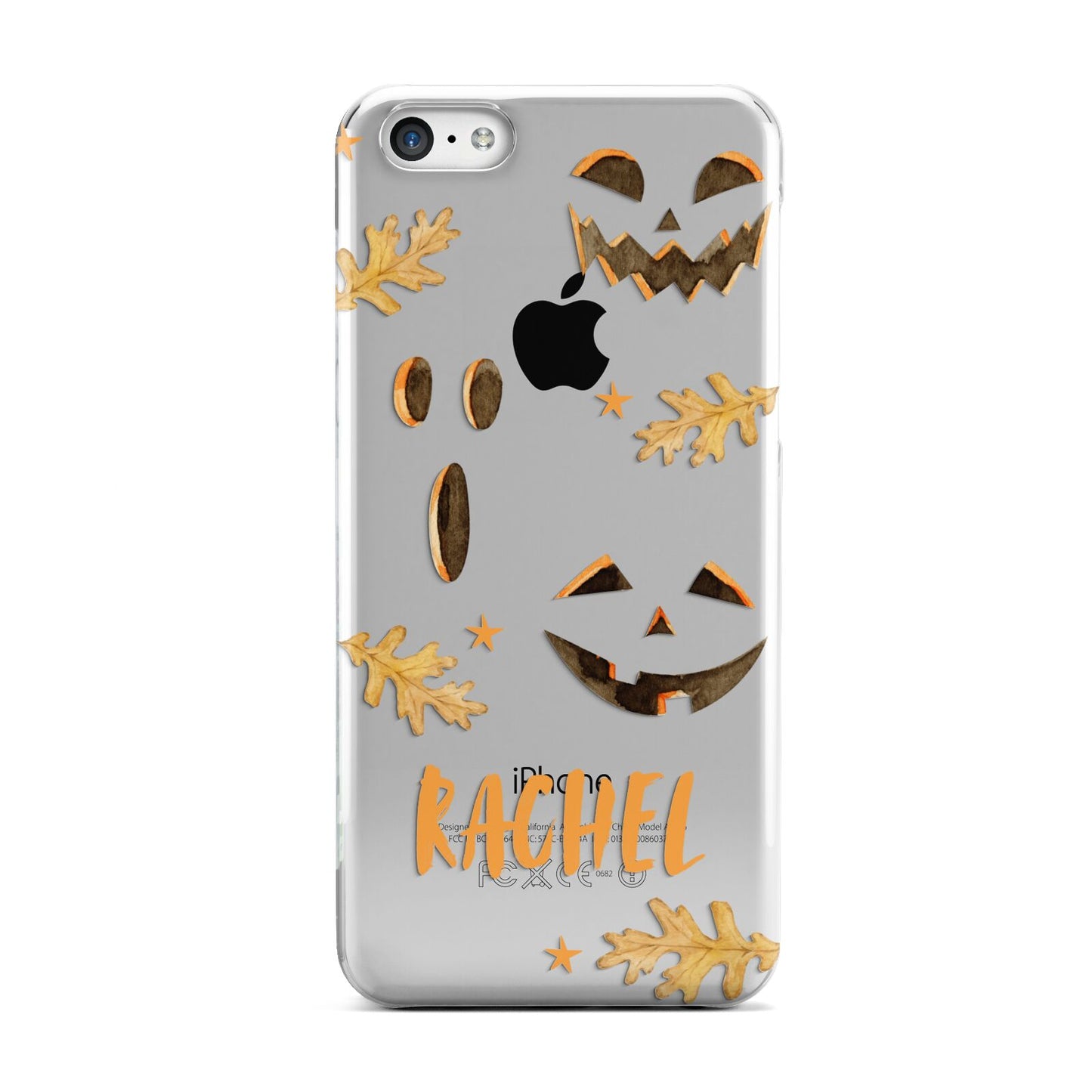 Custom Halloween Pumpkin Face Apple iPhone 5c Case