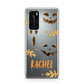Custom Halloween Pumpkin Face Huawei P40 Phone Case