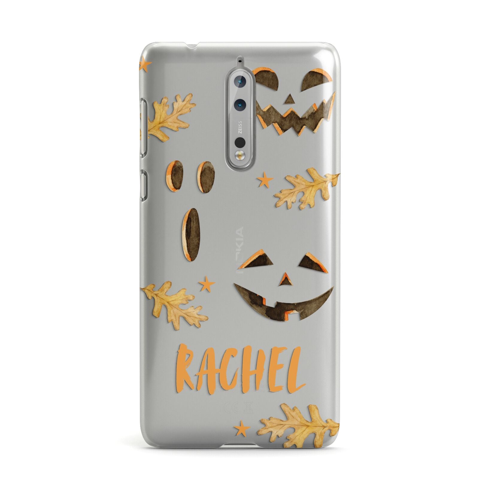 Custom Halloween Pumpkin Face Nokia Case