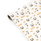 Custom Halloween Pumpkin Face Personalised Gift Wrap
