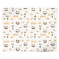 Custom Halloween Pumpkin Face Personalised Wrapping Paper Alternative