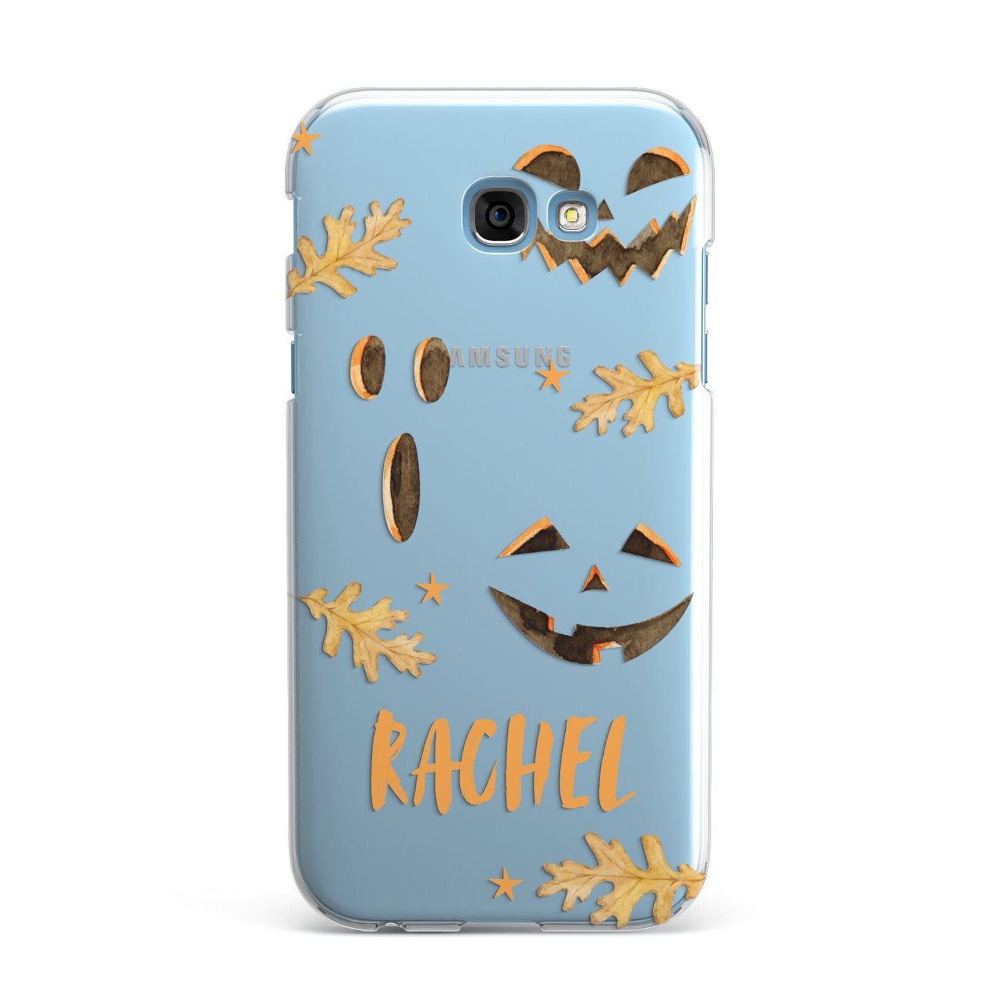 Custom Halloween Pumpkin Face Samsung Galaxy A7 2017 Case