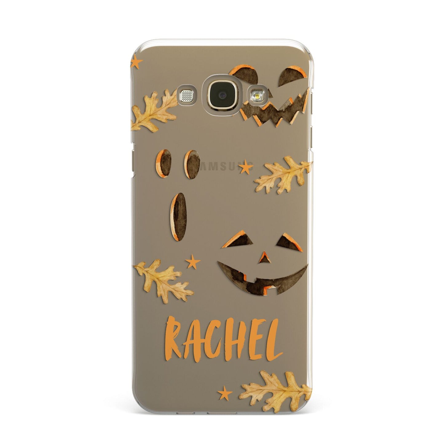 Custom Halloween Pumpkin Face Samsung Galaxy A8 Case