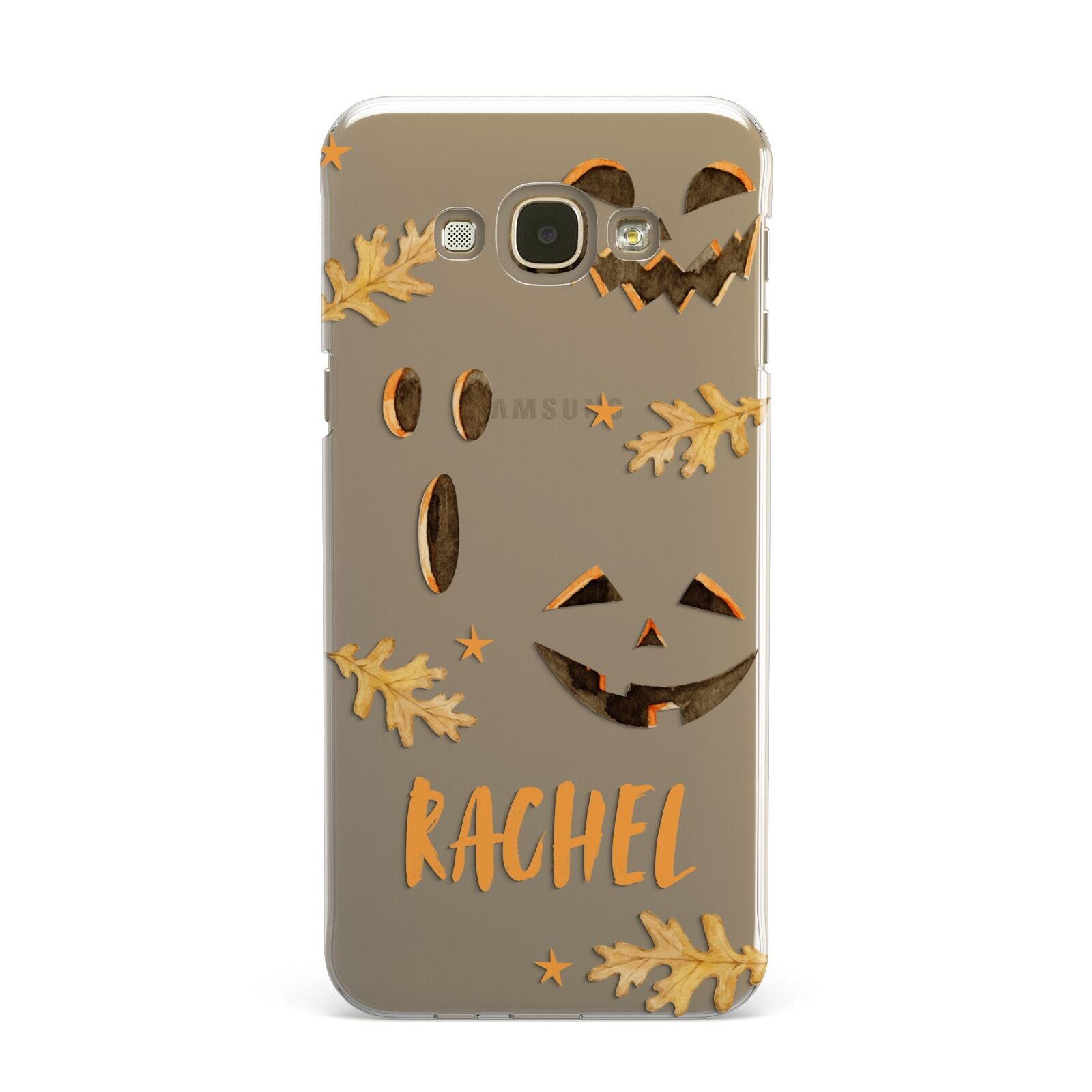 Custom Halloween Pumpkin Face Samsung Galaxy A8 Case