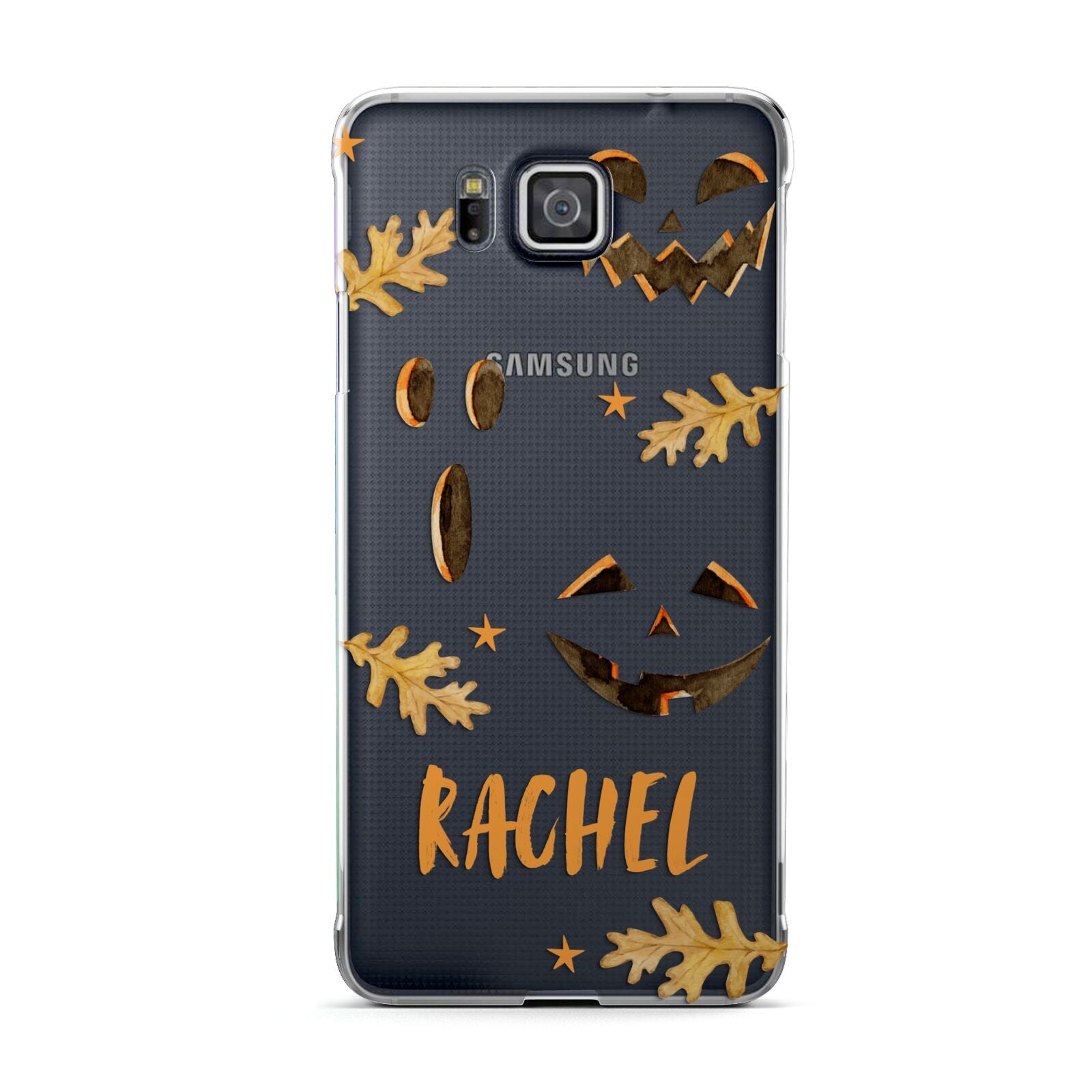 Custom Halloween Pumpkin Face Samsung Galaxy Alpha Case