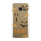 Custom Halloween Pumpkin Face Samsung Galaxy Case