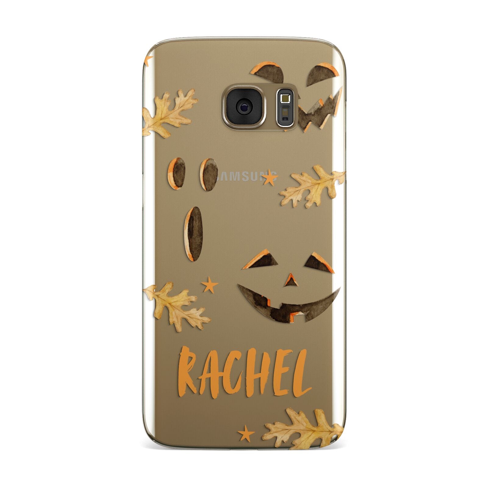 Custom Halloween Pumpkin Face Samsung Galaxy Case