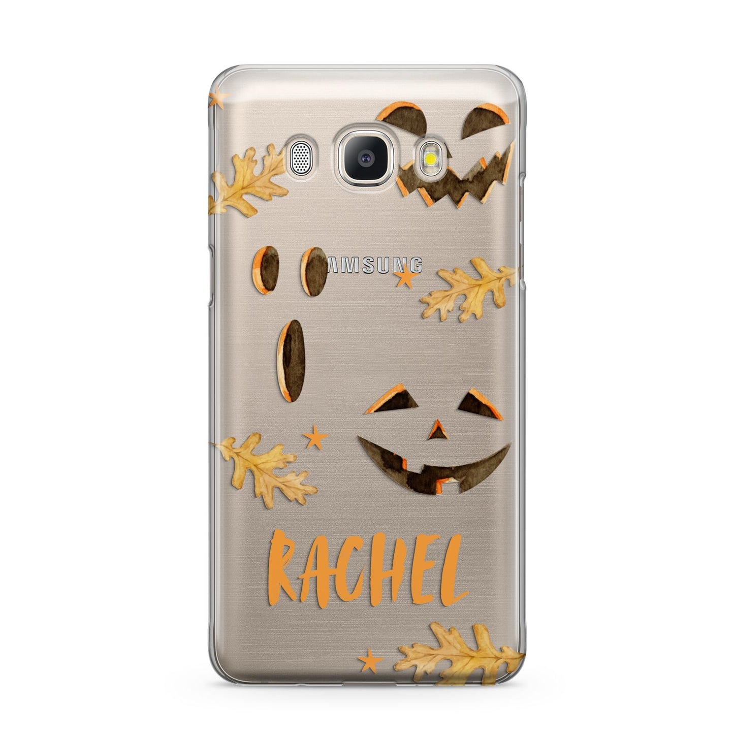 Custom Halloween Pumpkin Face Samsung Galaxy J5 2016 Case