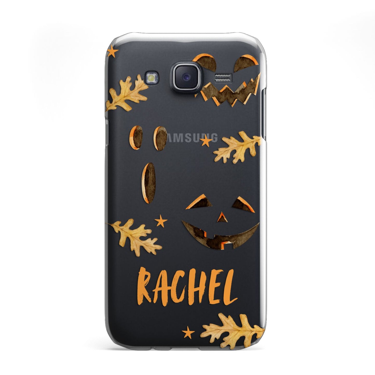 Custom Halloween Pumpkin Face Samsung Galaxy J5 Case