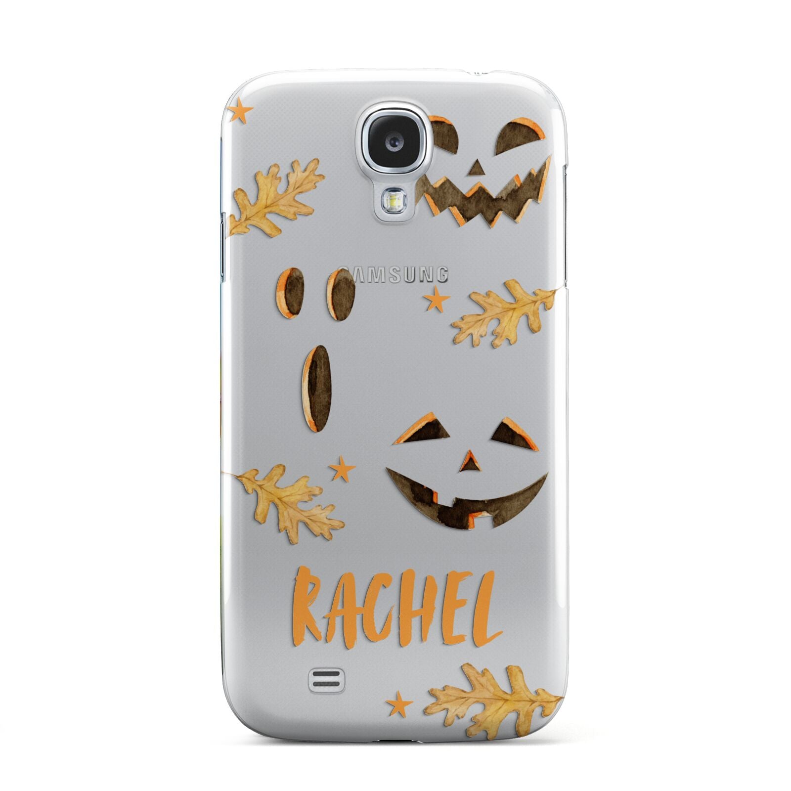 Custom Halloween Pumpkin Face Samsung Galaxy S4 Case