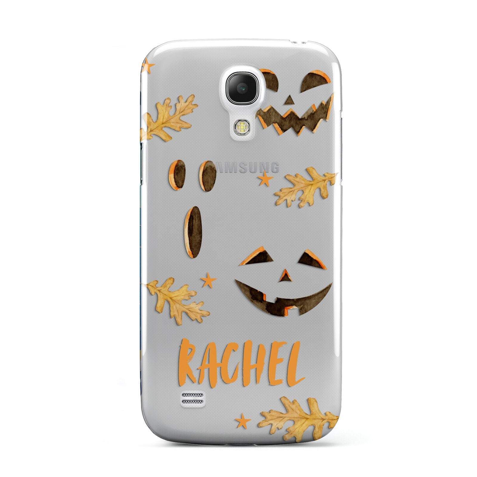 Custom Halloween Pumpkin Face Samsung Galaxy S4 Mini Case