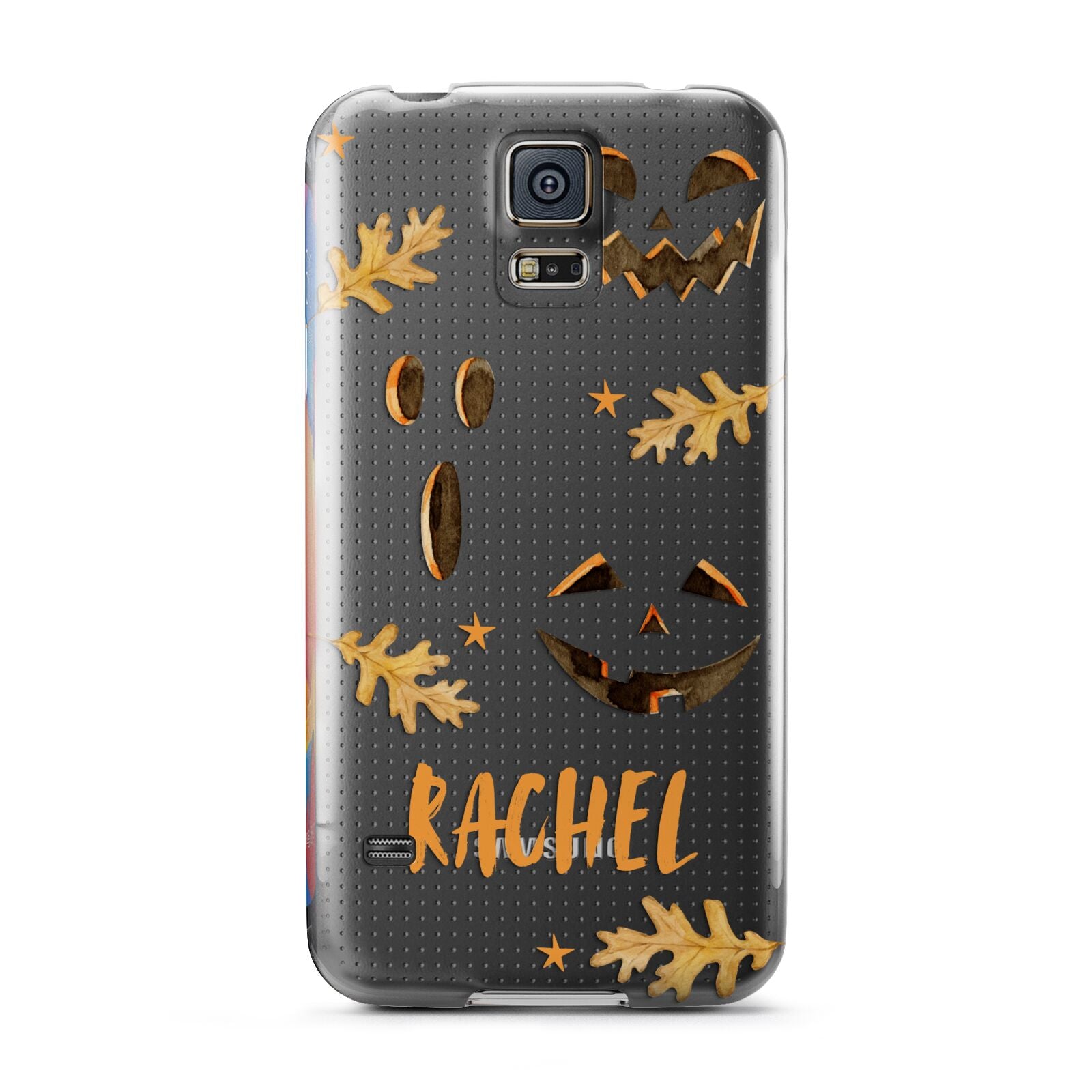 Custom Halloween Pumpkin Face Samsung Galaxy S5 Case