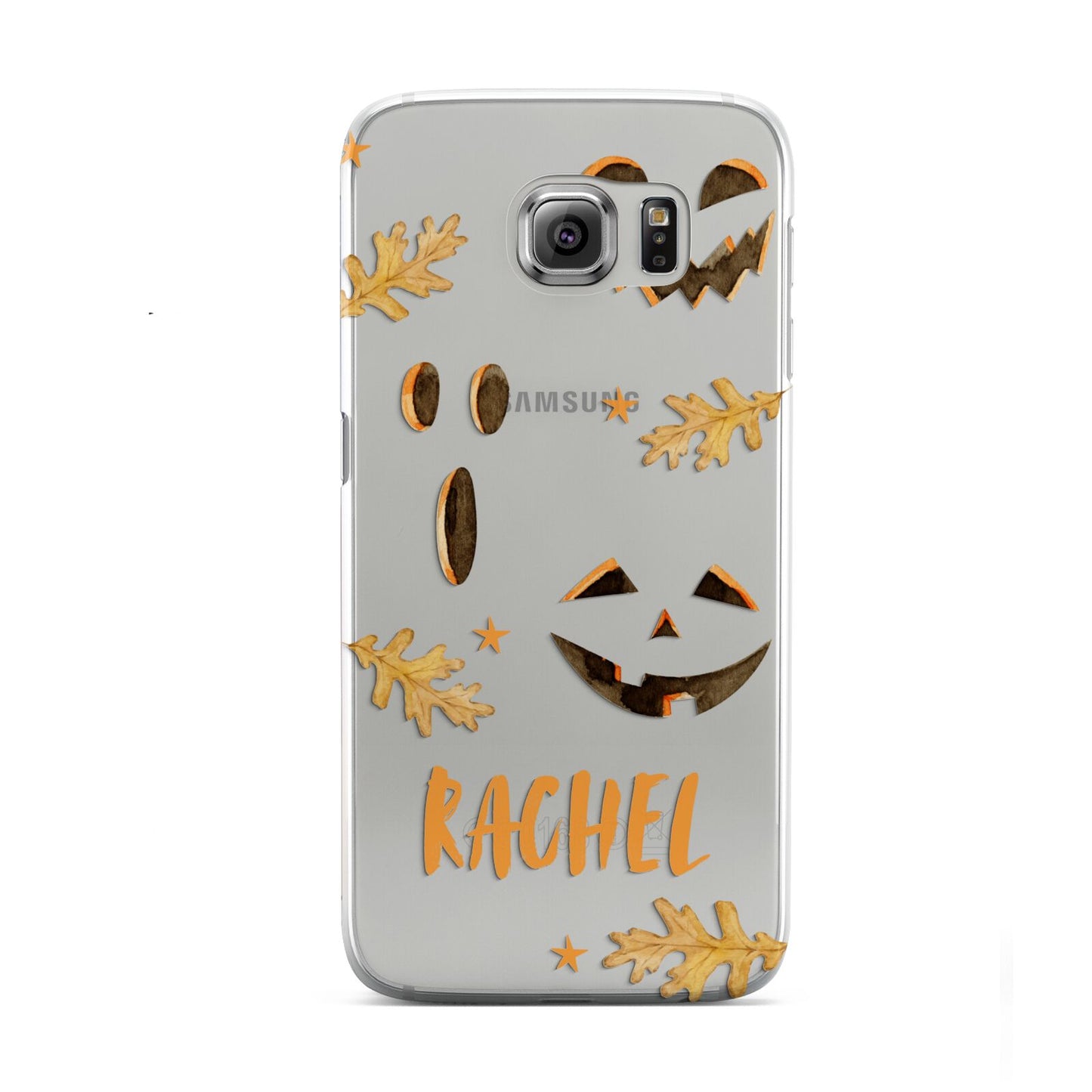 Custom Halloween Pumpkin Face Samsung Galaxy S6 Case