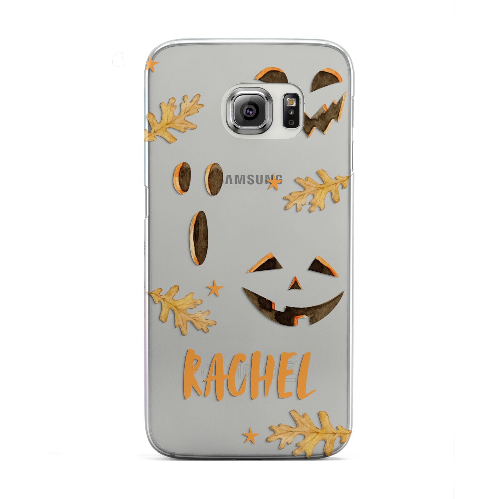 Custom Halloween Pumpkin Face Samsung Galaxy S6 Edge Case